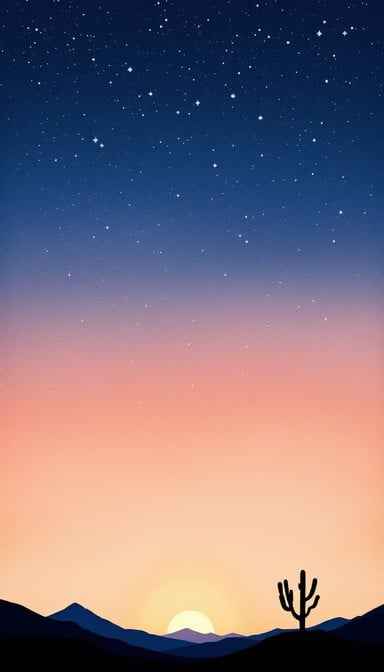 Desert Stars Glow