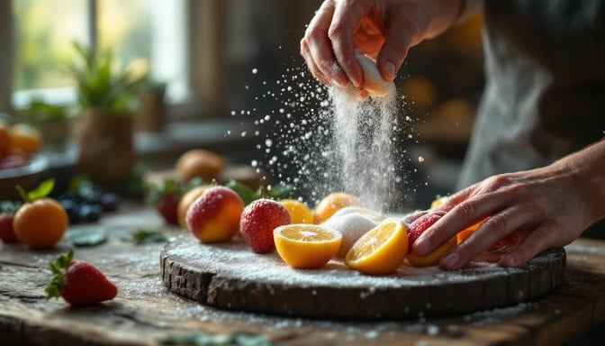 Sugar Dusted Fruit