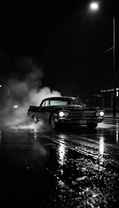 Noir Car Night