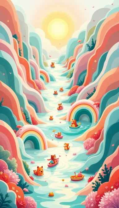 Magical Rainbow River
