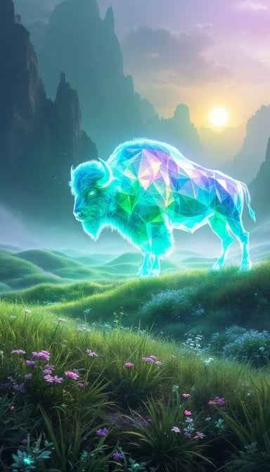 Luminous Spirit Bison