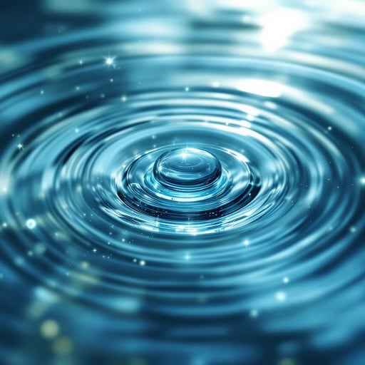 Ripples Dancing Peacefully
