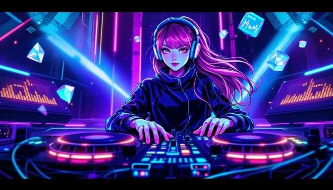 Cyberpunk DJ Performs Cyberpunk DJ Performs
