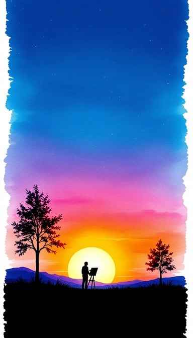 Sunset Art Creation Sunset Art Creation