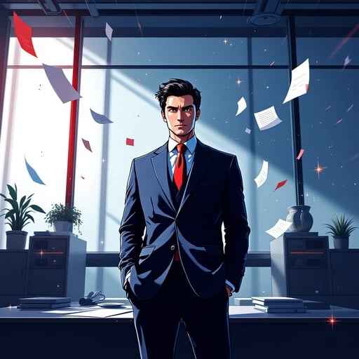 Corporate Anime Hero Corporate Anime Hero