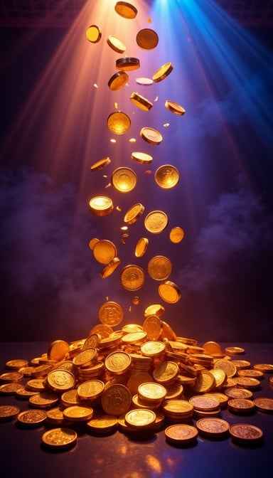 Falling Golden Wealth