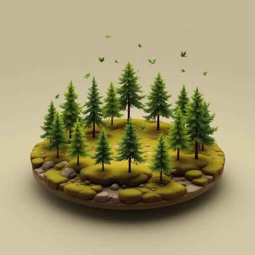 Geometric Forest Sanctuary Geometric Forest Sanctuary