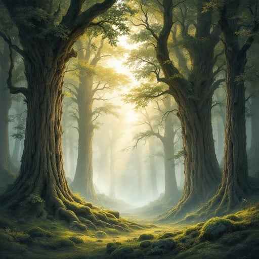 Mystical Forest Path
