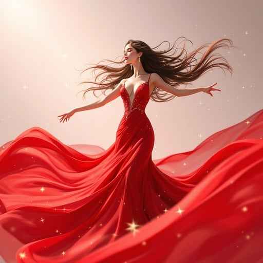 Red Dress Dancing