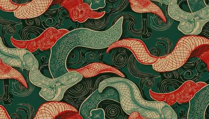 Crimson Green Harmony