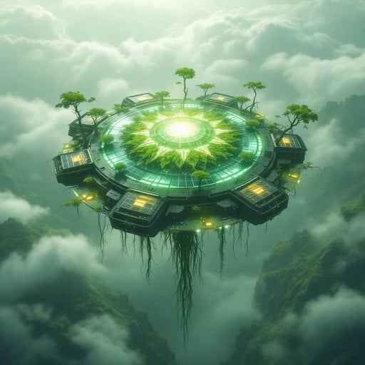 Floating Nature Fortress Floating Nature Fortress