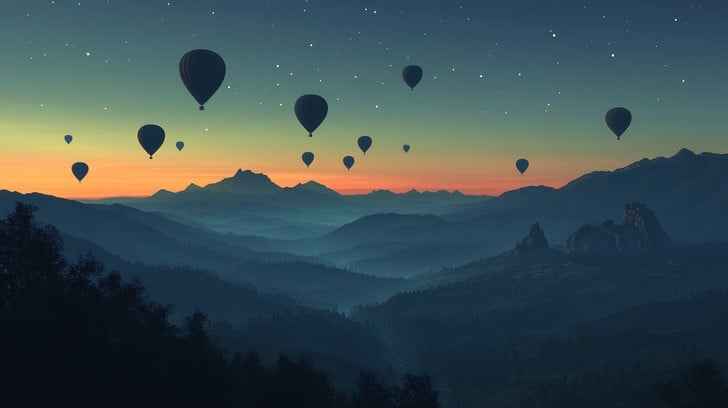 Sunrise balloon festival