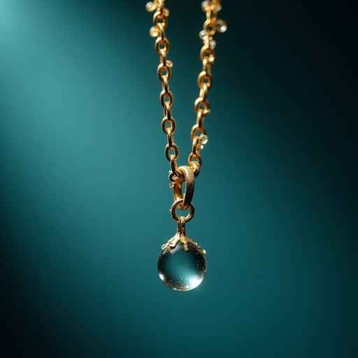 Golden Crystal Pendant Golden Crystal Pendant