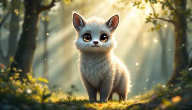 Enchanted Forest Kitten