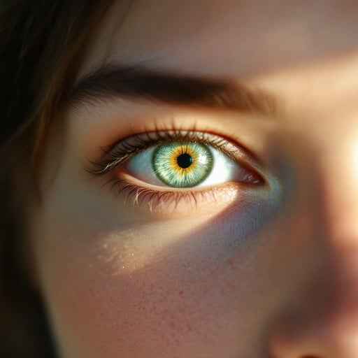 Luminous Green Eye