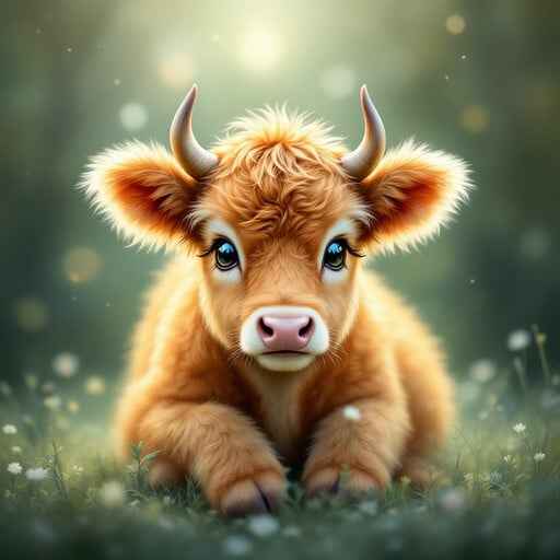 Adorable Highland Calf Adorable Highland Calf