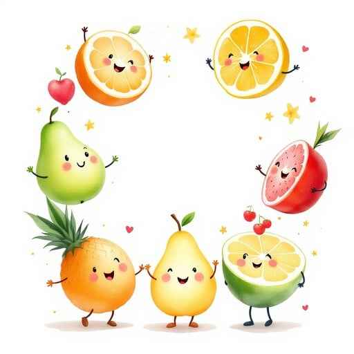 Dancing Fruit Friends