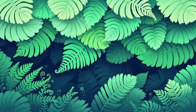 Pixelated Fern Paradise Pixelated Fern Paradise