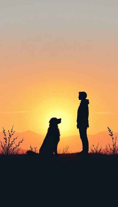 Sunset Dog Walk
