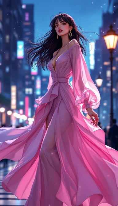 Pink Urban Elegance