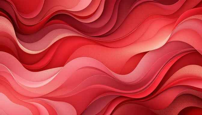 Flowing Red Waves