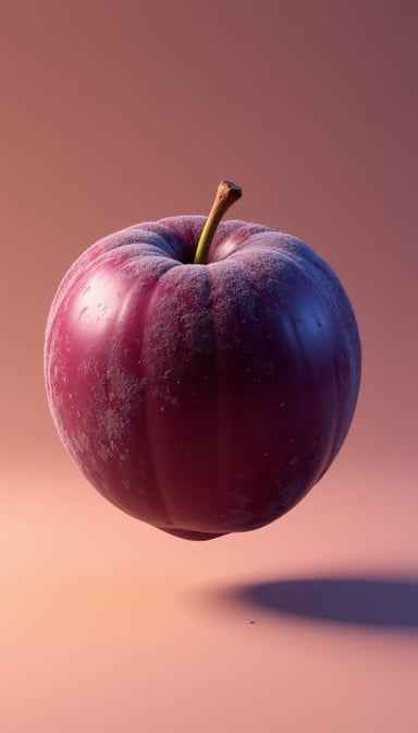 Floating Red Apple