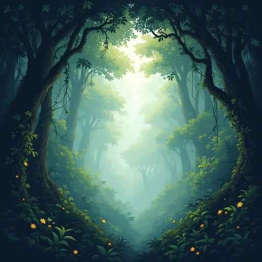 Mystical Forest Path