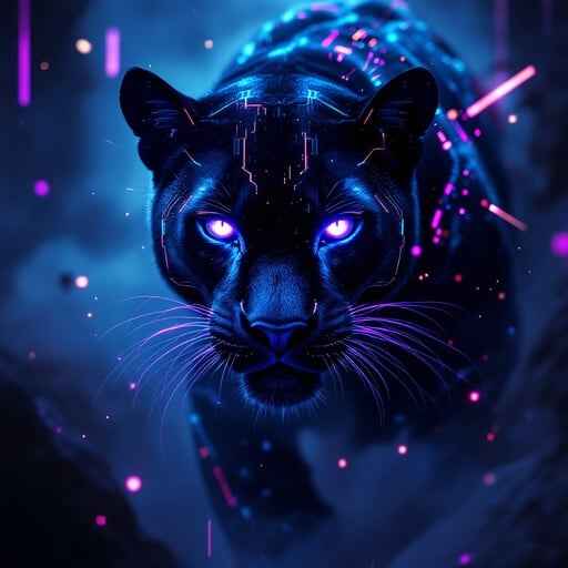 Neon Panther Prowls Neon Panther Prowls