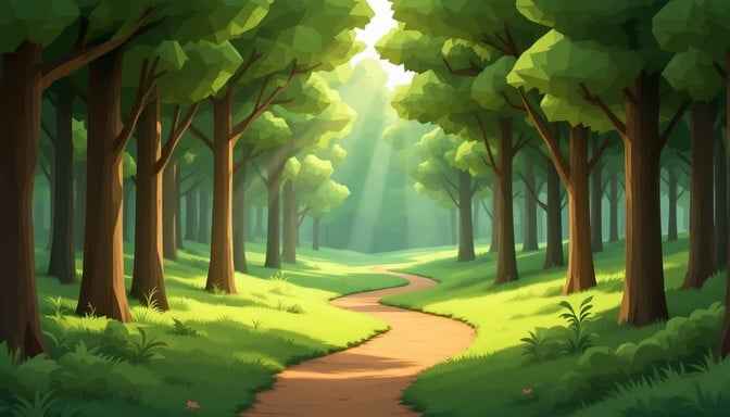 Peaceful Forest Path