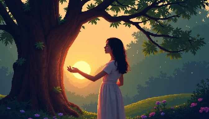 Nature's golden embrace