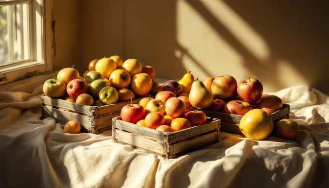 Sunlit Fruit Harvest