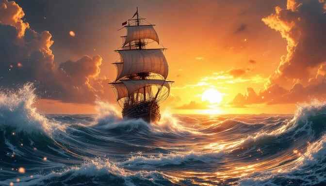 Majestic Maritime Sunset Majestic Maritime Sunset