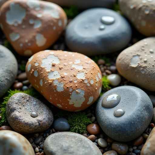 Wet River Stones Wet River Stones