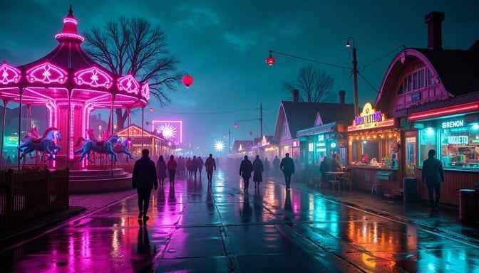 Neon Carnival Night