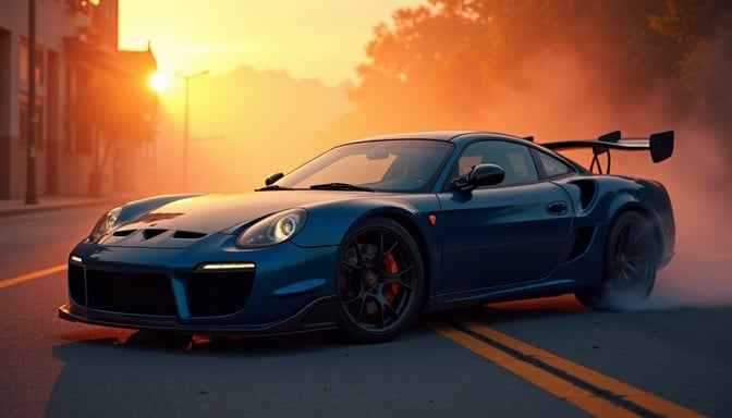 Midnight Racer Sunset