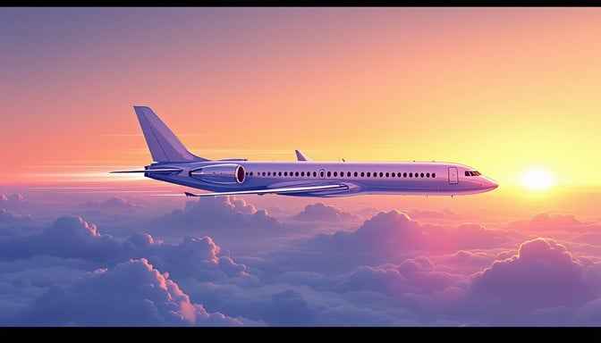 Sunset Sky Flight