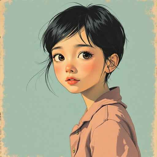 Nostalgic Anime Portrait Nostalgic Anime Portrait
