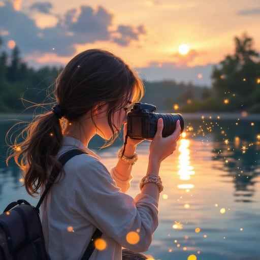 Sunset Lake Photography