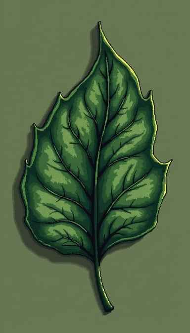 Detailed Green Leaf