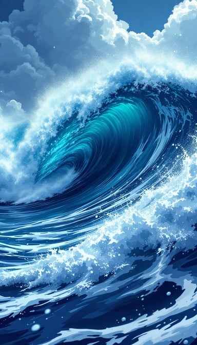 Mighty Ocean Wave