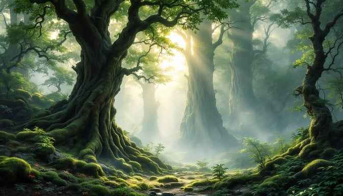 Ancient Misty Forest Ancient Misty Forest