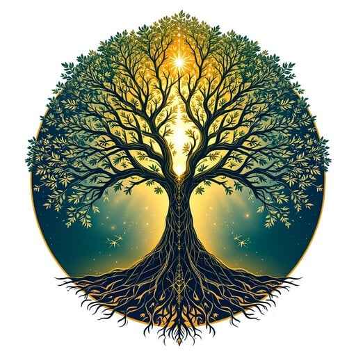 Sacred Tree Glows