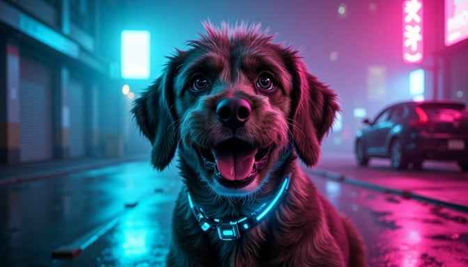 Neon Dog Adventure Neon Dog Adventure
