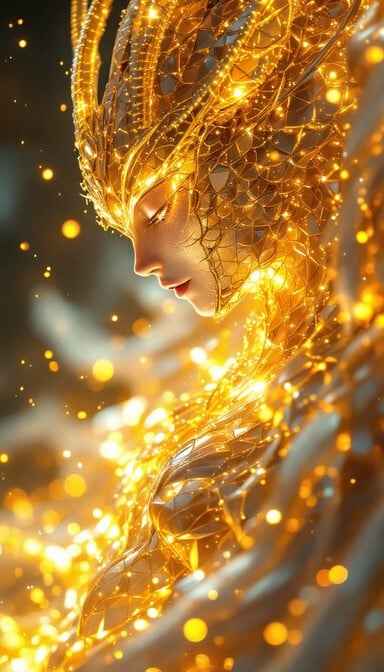 Radiant Golden Goddess