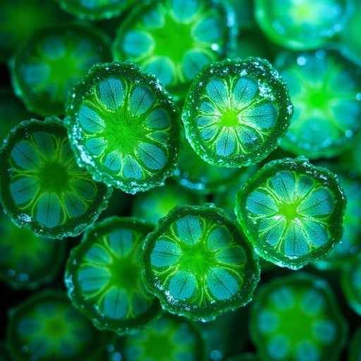 Microscopic Green Life