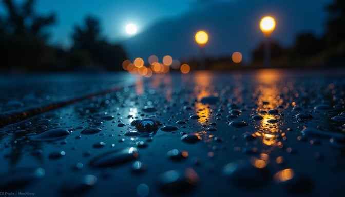 Glistening Nocturnal Reflections