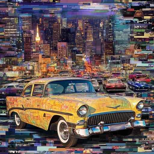 Vibrant Urban Collage