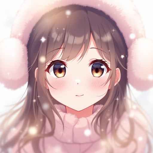 Cozy Winter Girl