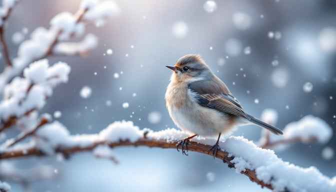 Winter Bird Portrait