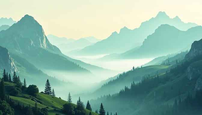 Misty Mountain Serenity Misty Mountain Serenity